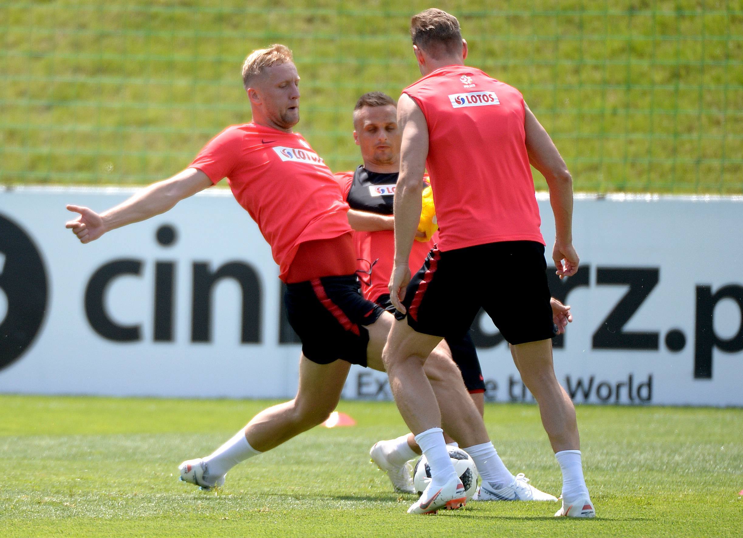 Kamil Glik podczas treningu