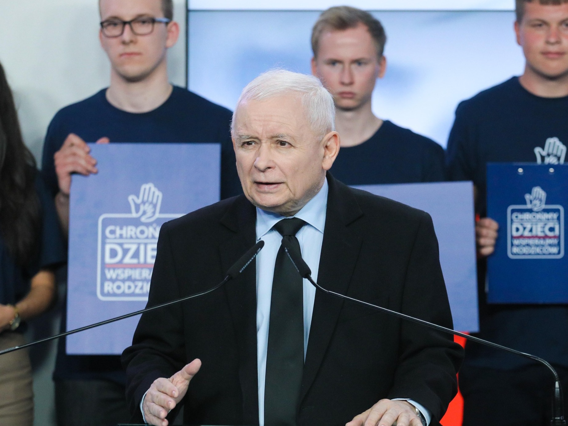 Prezes PiS Jarosław Kaczyński