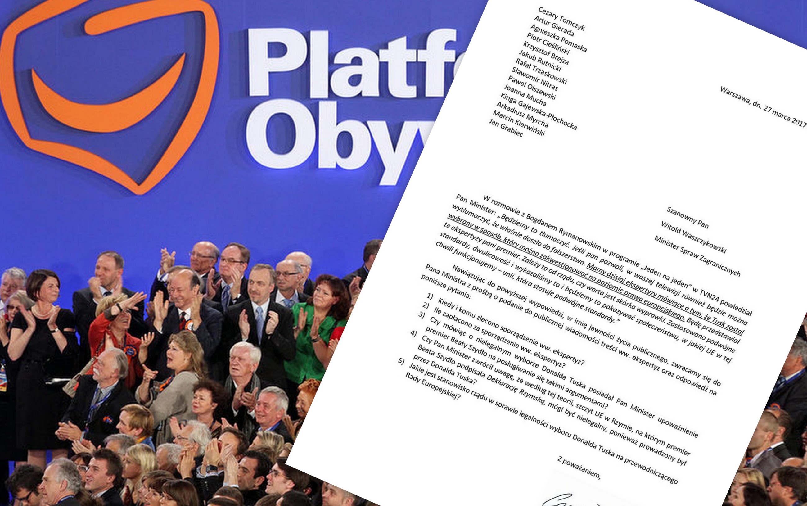 Interpelacja poselska posłów PO