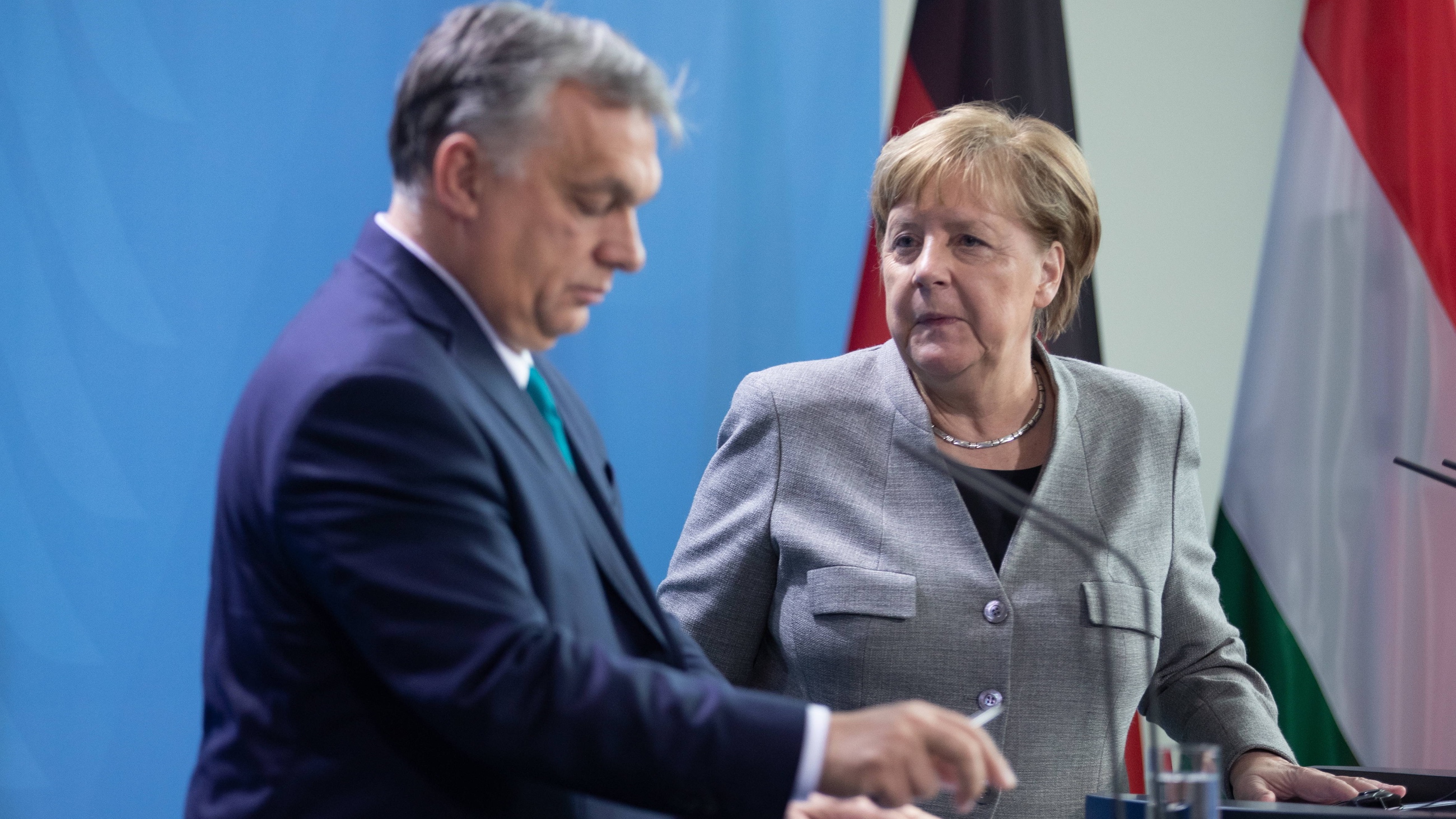 Victor Orban i Angela Merkel