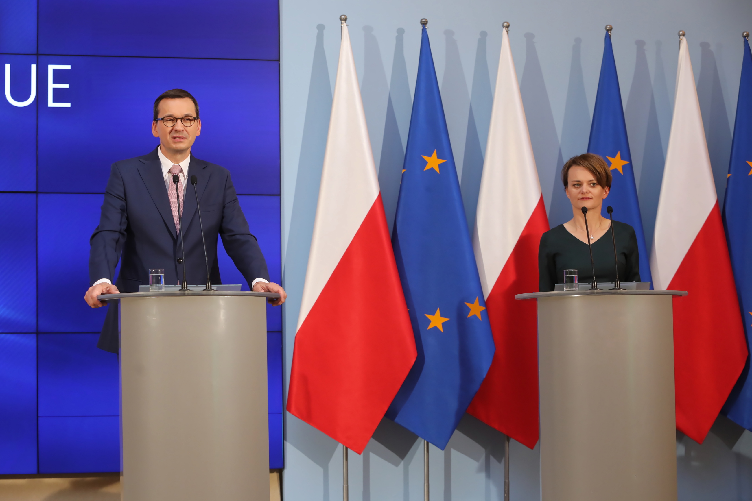 Mateusz Morawiecki i Jadwiga Emilewicz