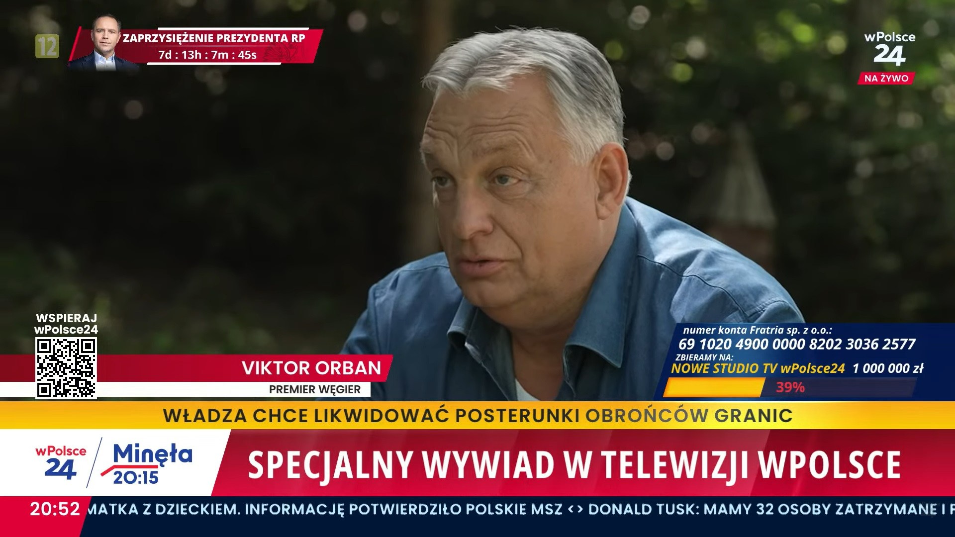 Orban udzielił wywiadu polskiej telewizji. Padły mocne słowa