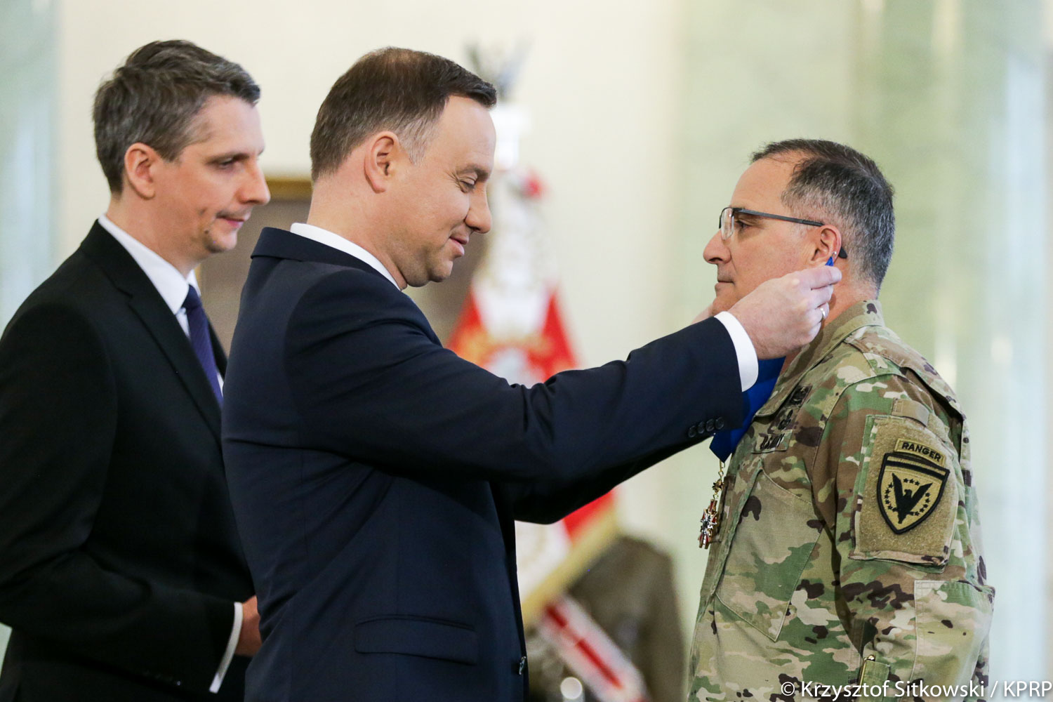 Wręczenie Krzyża Komandorskiego z Gwiazdą Orderu Zasługi Rzeczypospolitej