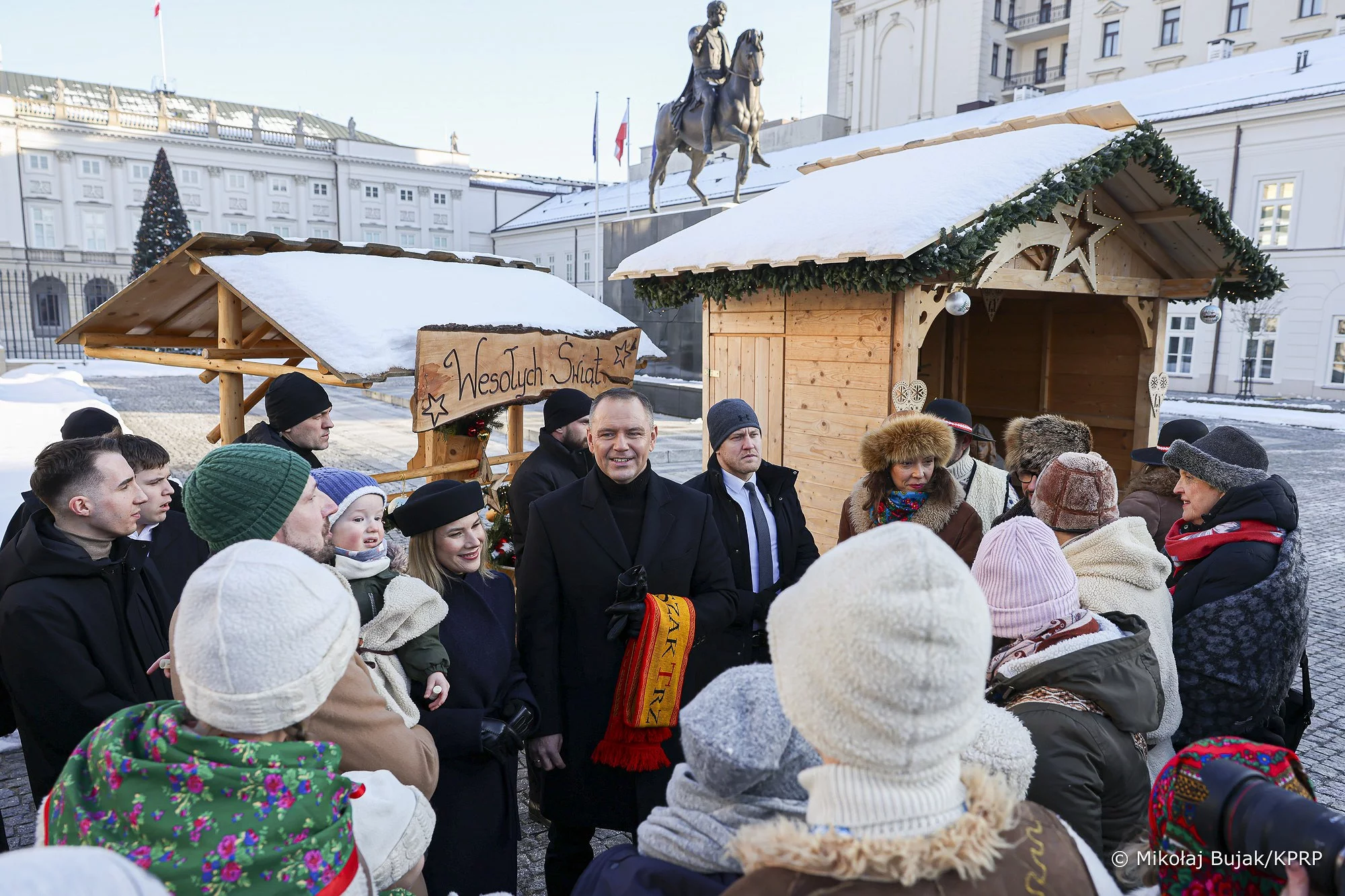 Prezydent Karol Nawrocki bierze udział w Orszaku Trzech Króli
