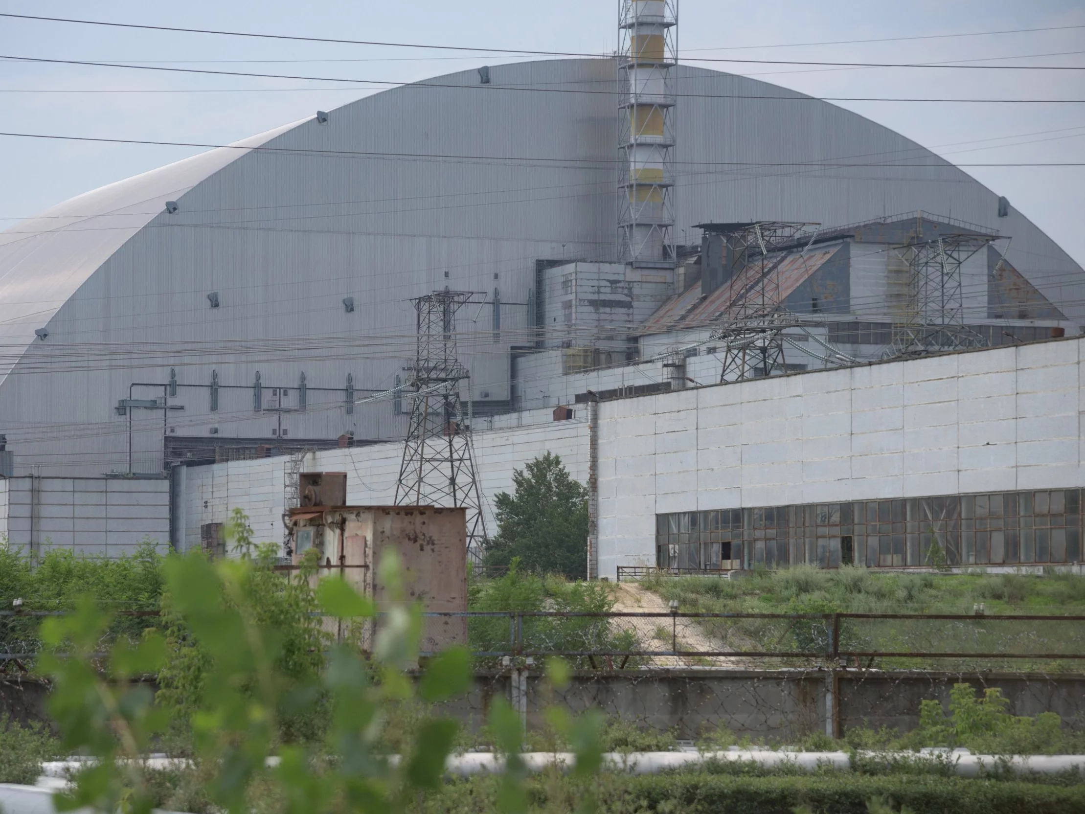 Sarkofag elektrowni atomowej w Czarnobylu
