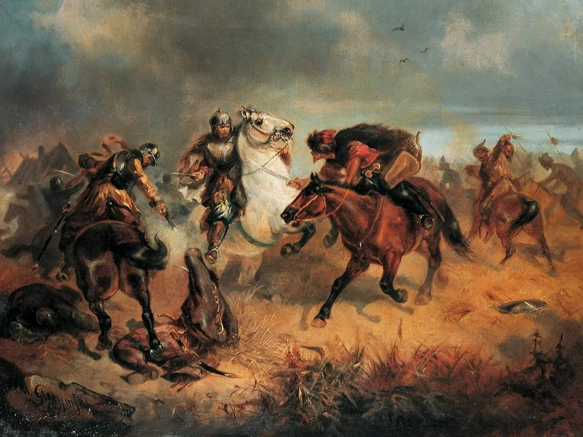 “Potyczka z Tatarami” – obraz Maksymiliana Gierymskiego