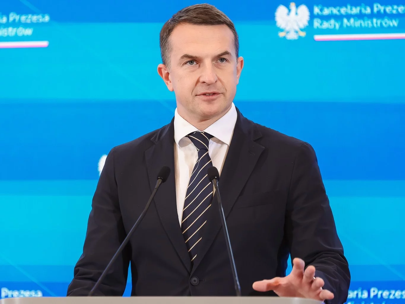 Rzecznik rządu Adam Szłapka