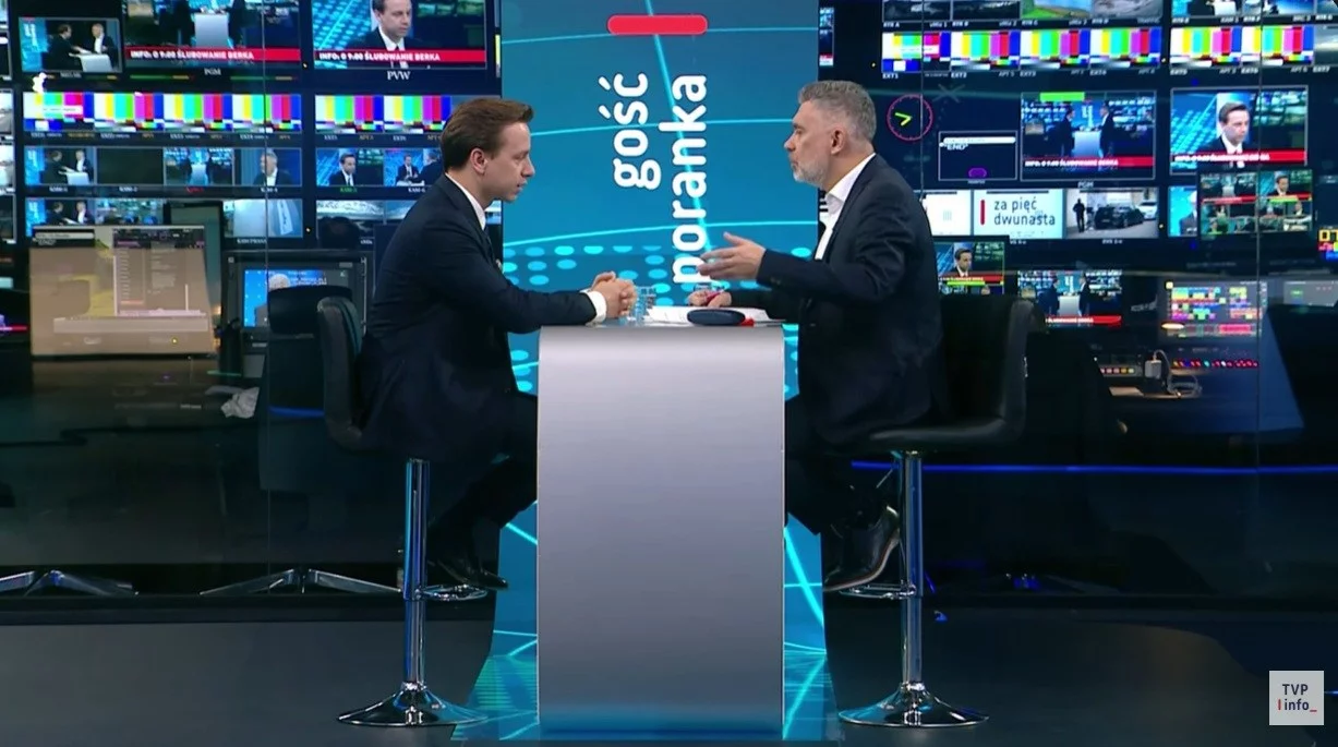 Krzysztof Bosak w "Gościu Poranka" w TVP Info
