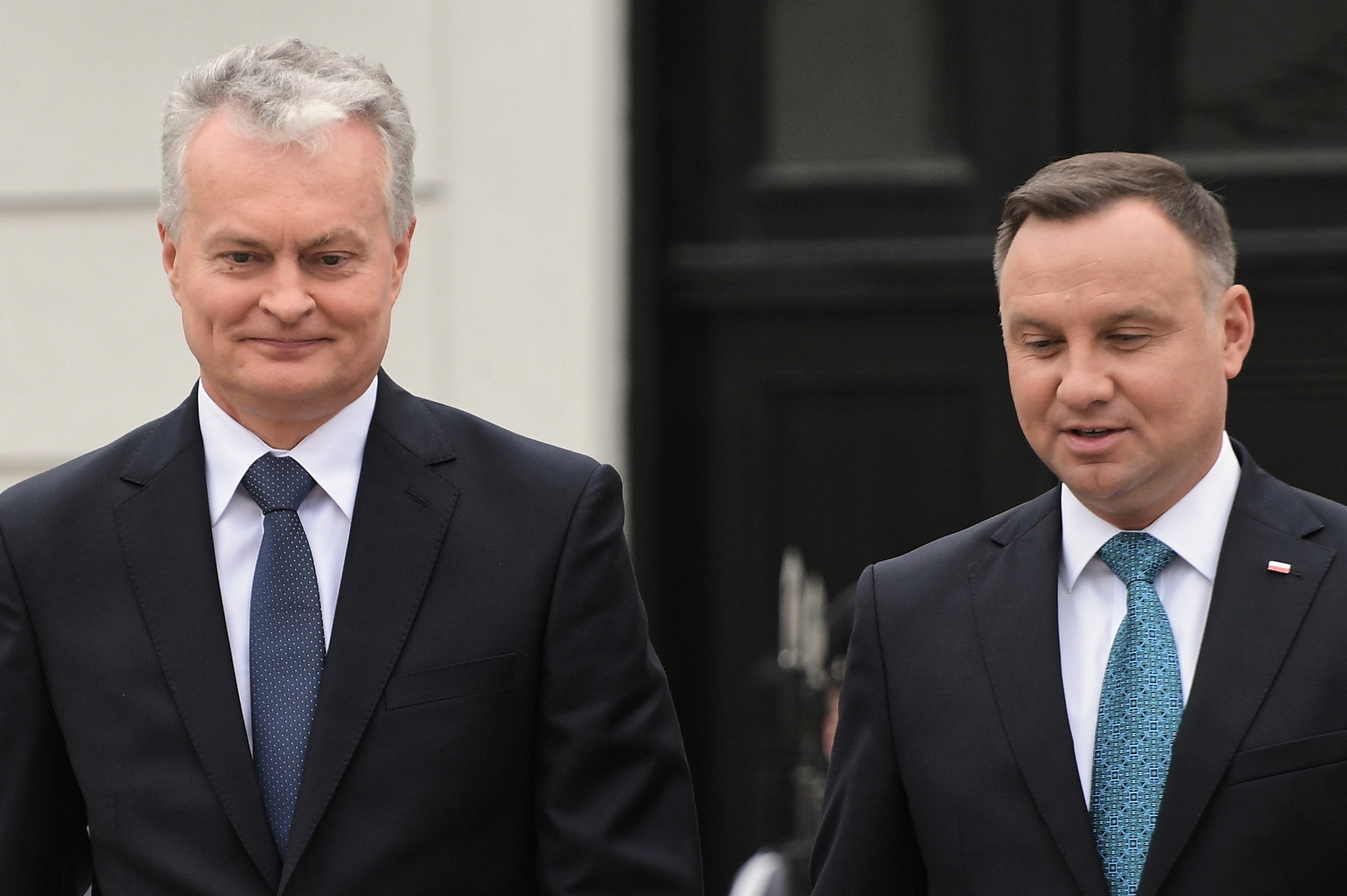 Prezydent RP Andrzej Duda oraz prezydent Republiki Litewskiej Gitanas Nauseda