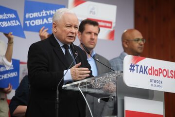 Otwock. Prezes PiS Jarosław Kaczyński
