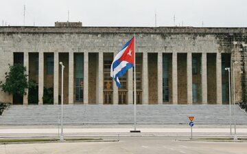 Pałac Rewolucji, siedziba Komitetu Centralnego Komunistycznej Partii Kuby w Hawanie