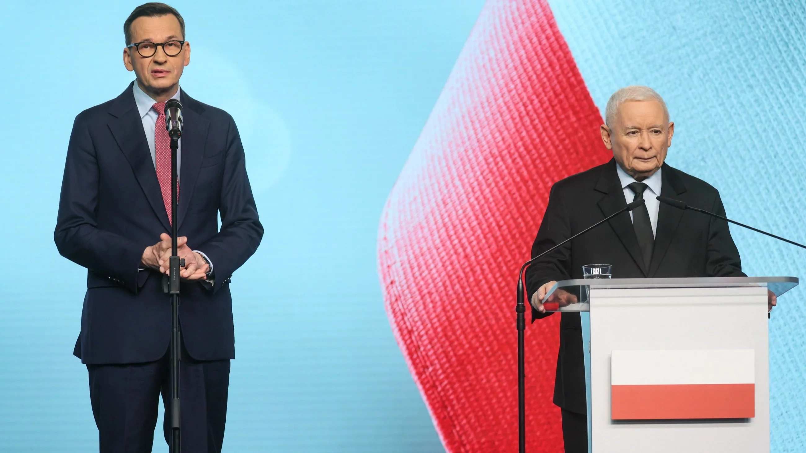 Mateusz Morawiecki i Jarosław Kaczyński