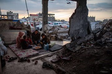Palestyńczycy w Rafah