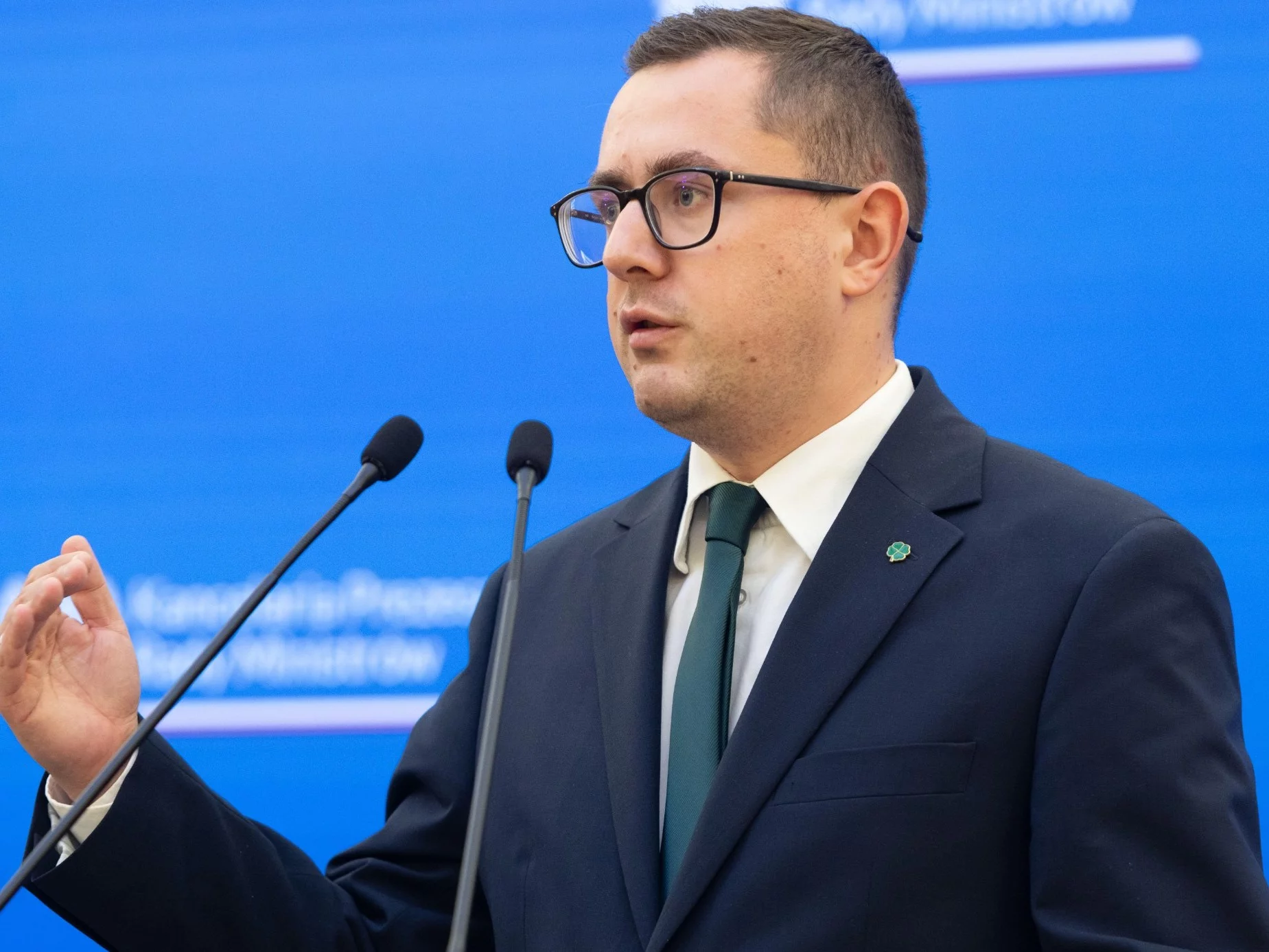 Minister energii Miłosz Motyka