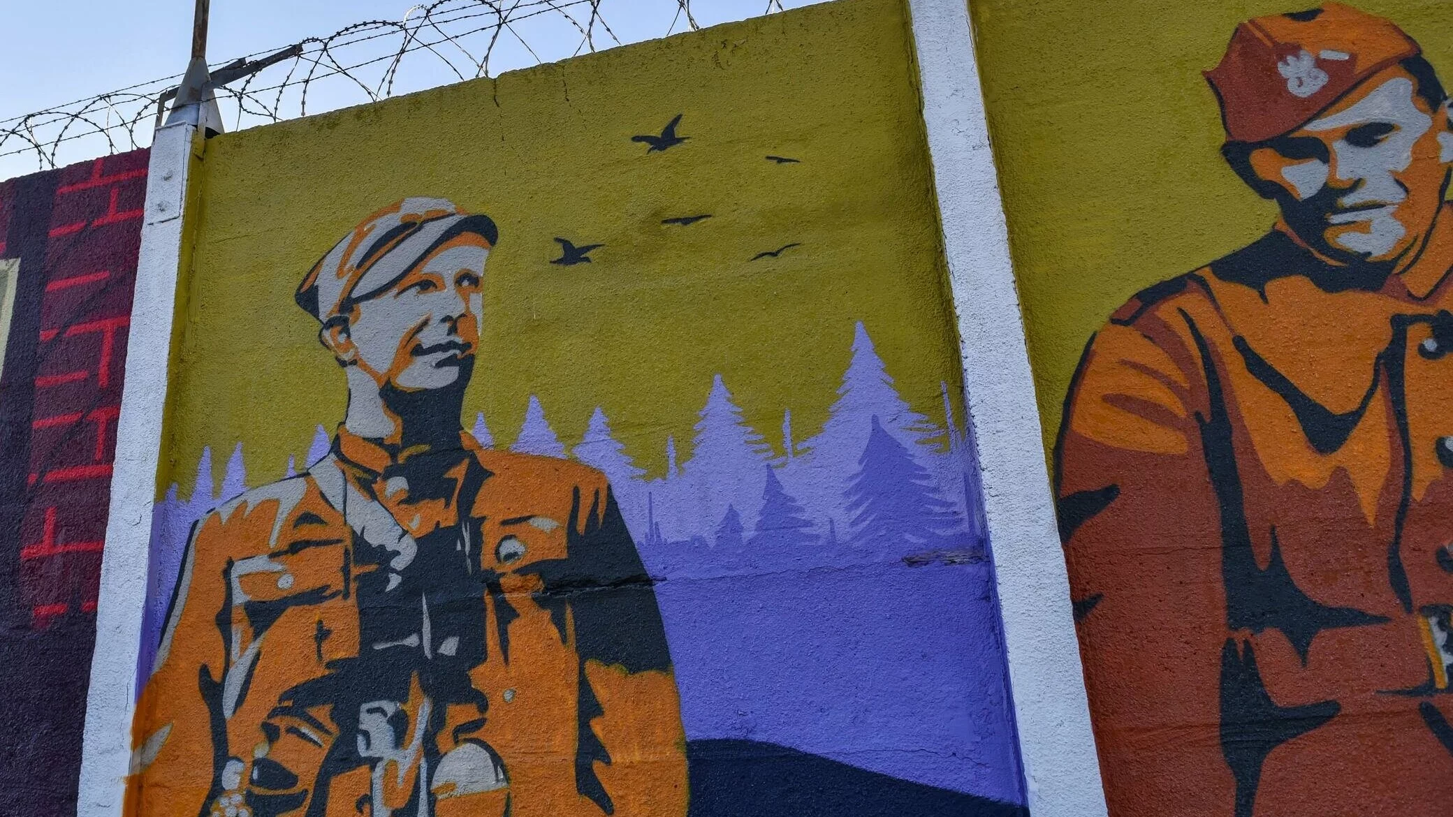 Mural ku czci Żołnierzy Wyklętych