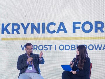 Panel "Przyszłość polskiego węgla" w ramach "Krynica Forum '22 – Wzrost i Odbudowa" w Krynicy-Zdroju