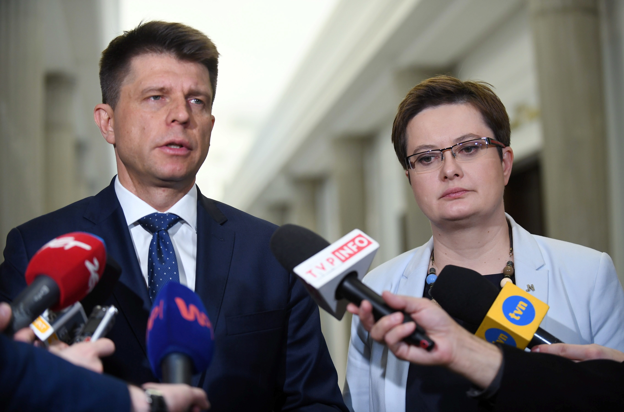 Ryszard Petru i Katarzyna Lubnauer