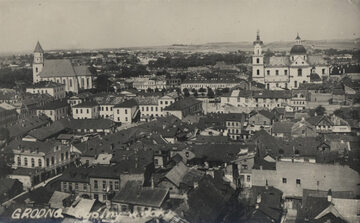 Panorama Grodna, 1935 r. Fot: Biblioteka Narodowa, Poczt.13689