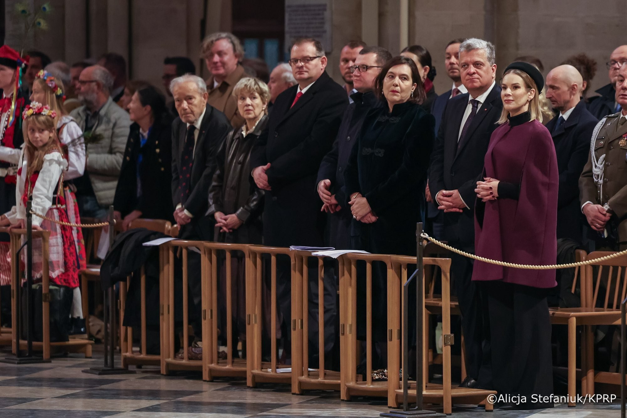 Wyjątkowa uroczystość w Paryżu. Wzięła w niej udział Marta Nawrocka