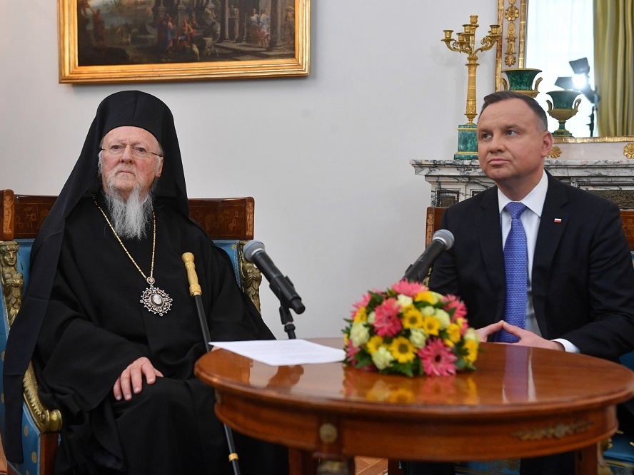 Prezydent spotkał się z patriarchą Bartłomiejem