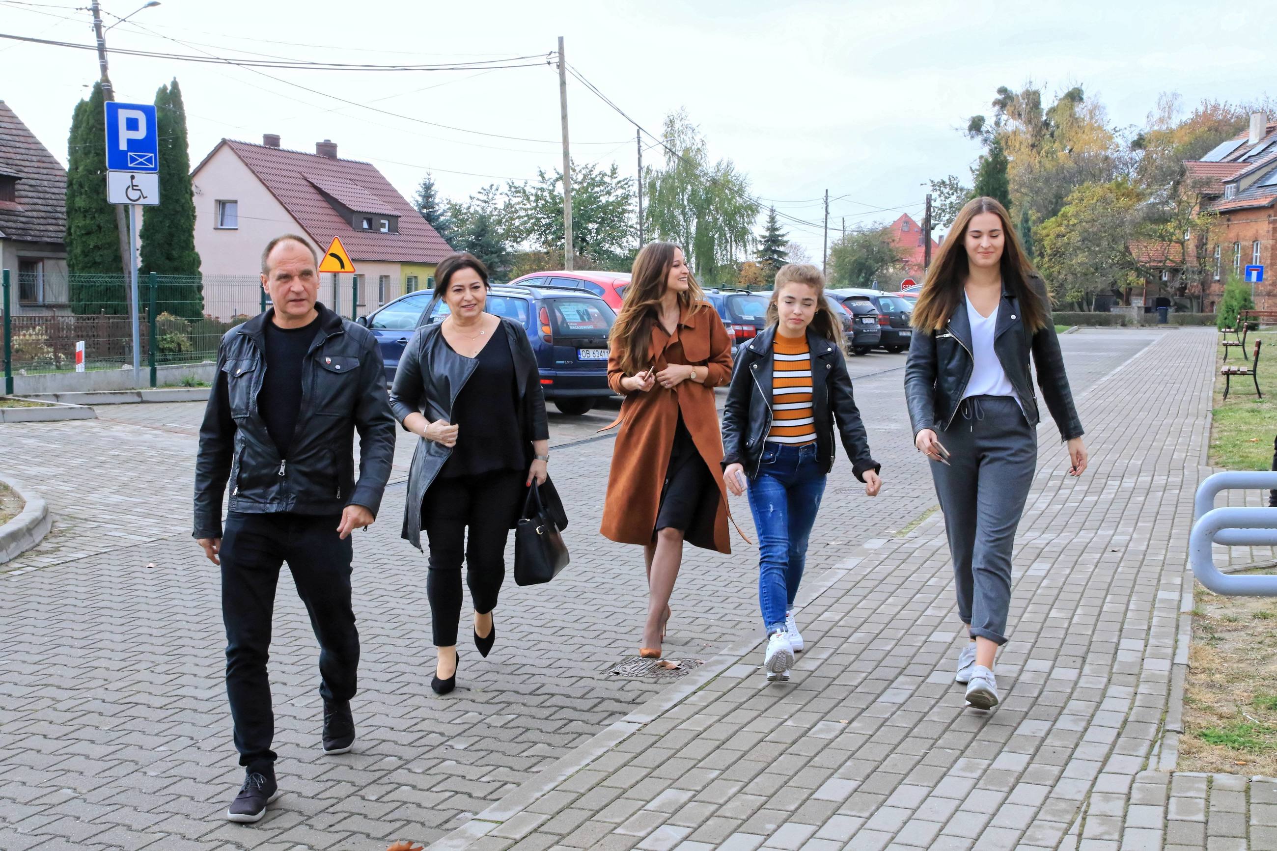 Paweł Kukiz z rodziną