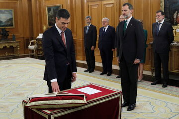 Pedro Sanchez zaprzysiężony na premiera Hiszpanii