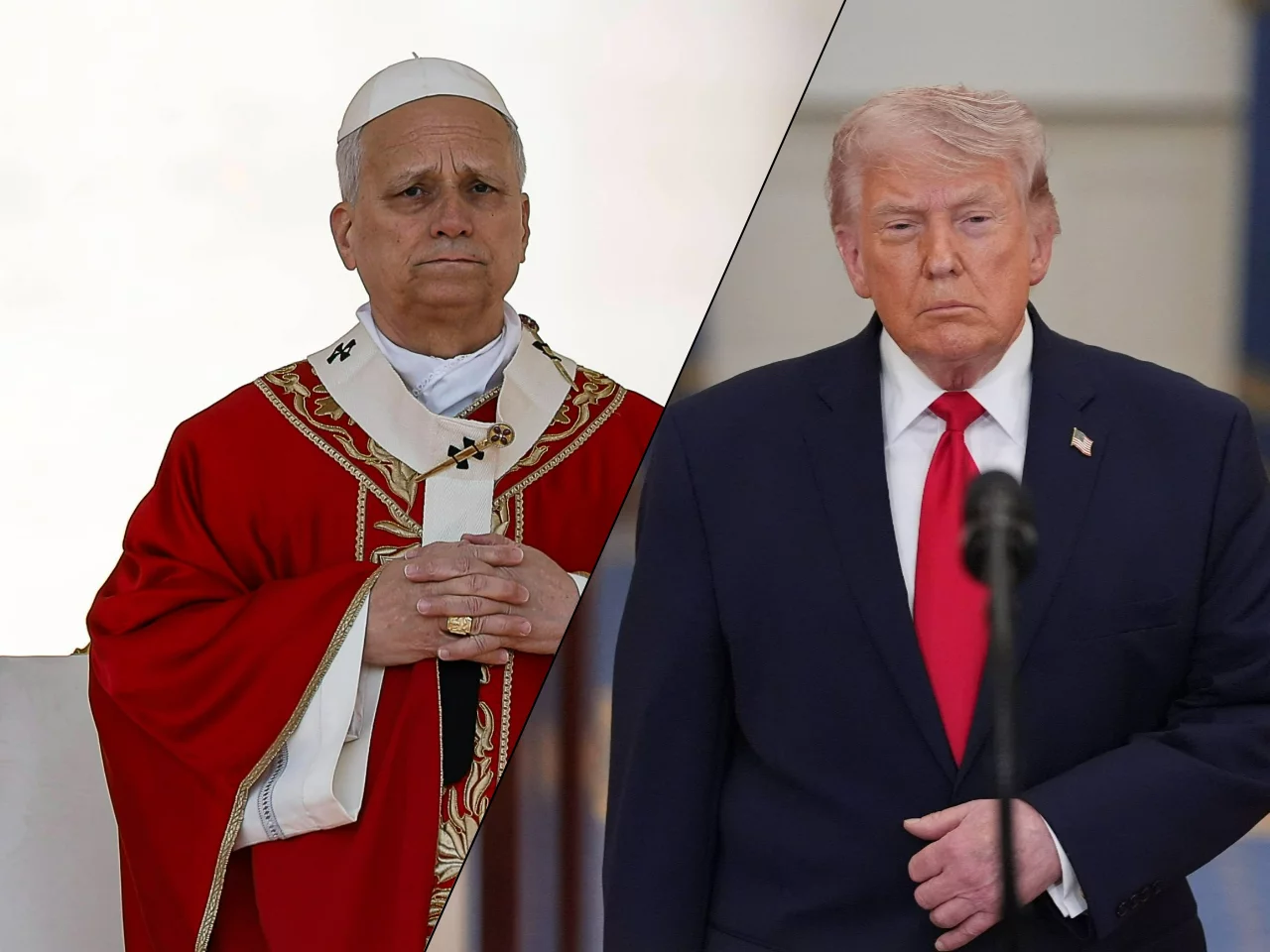 Papież Leon XIV, Donald Trump