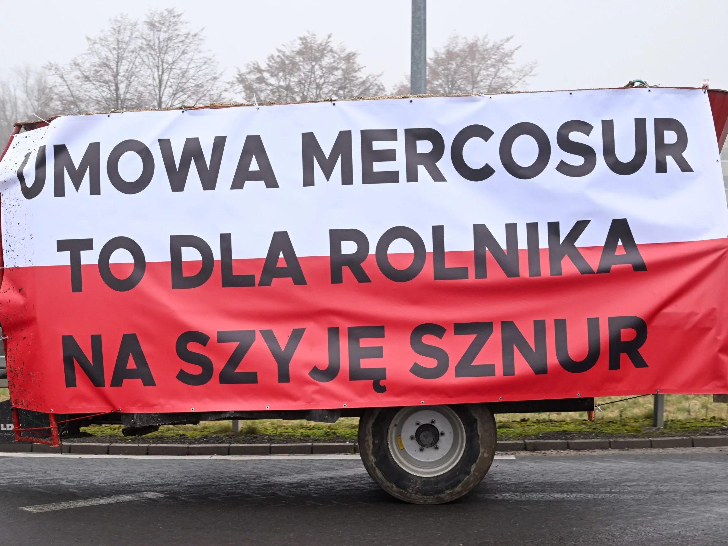 Protest rolników "Nie dla Mercosur"