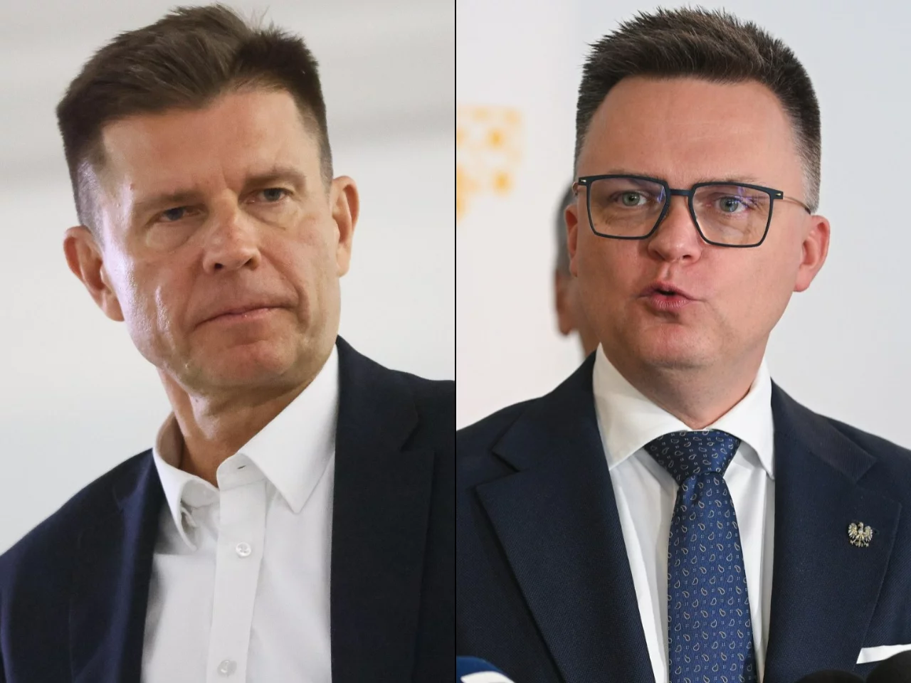 Ryszard Petru i Szymon Hołownia