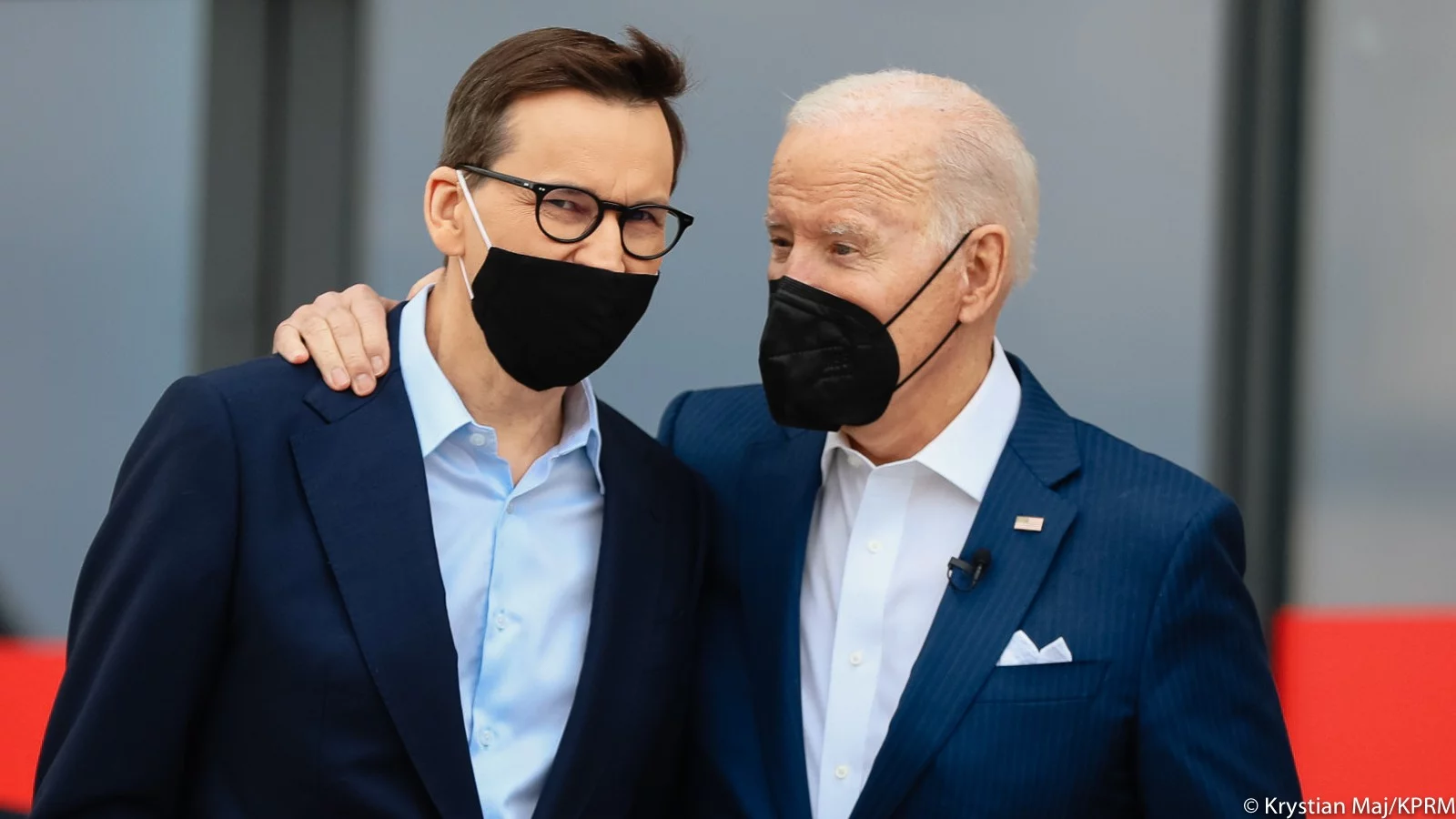 Premier Mateusz Morawiecki i prezydent USA Joe Biden