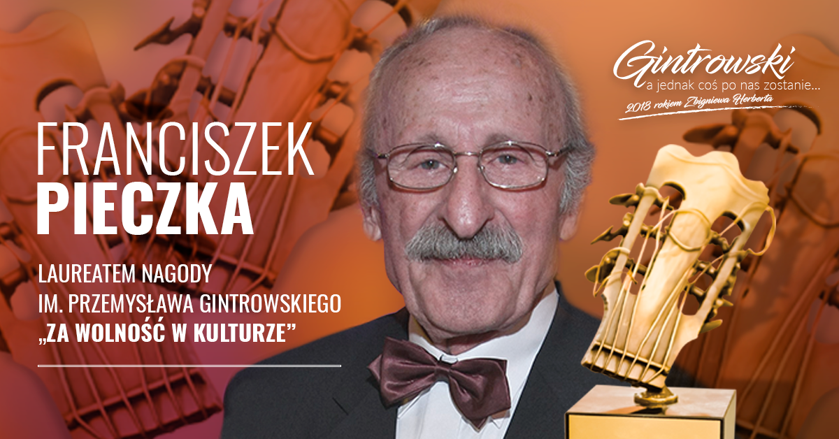 Franciszek Pieczka laureatem Nagrody im. Przemysława Gintrowskiego