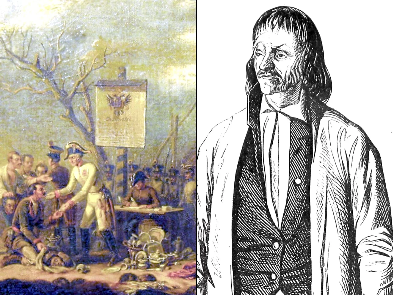 Rzeź galicyjska, mal. Jan Nepomucen Lewicki  / Jakub Szela