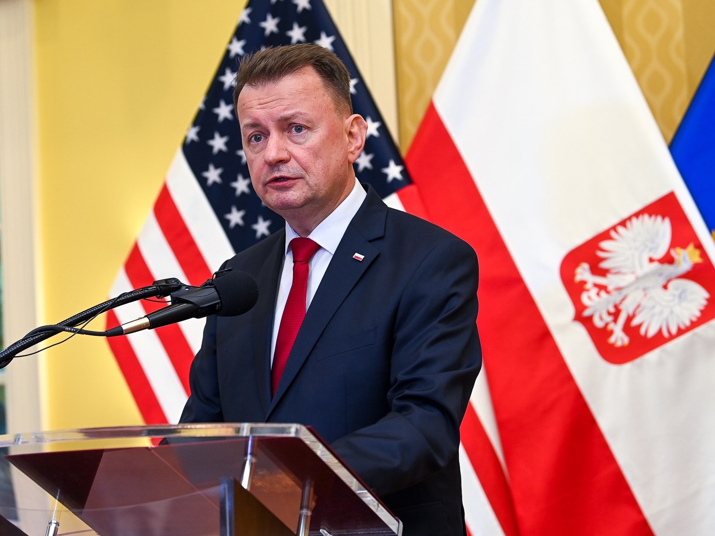 Wicepremier, szef MON Mariusz Błaszczak w USA