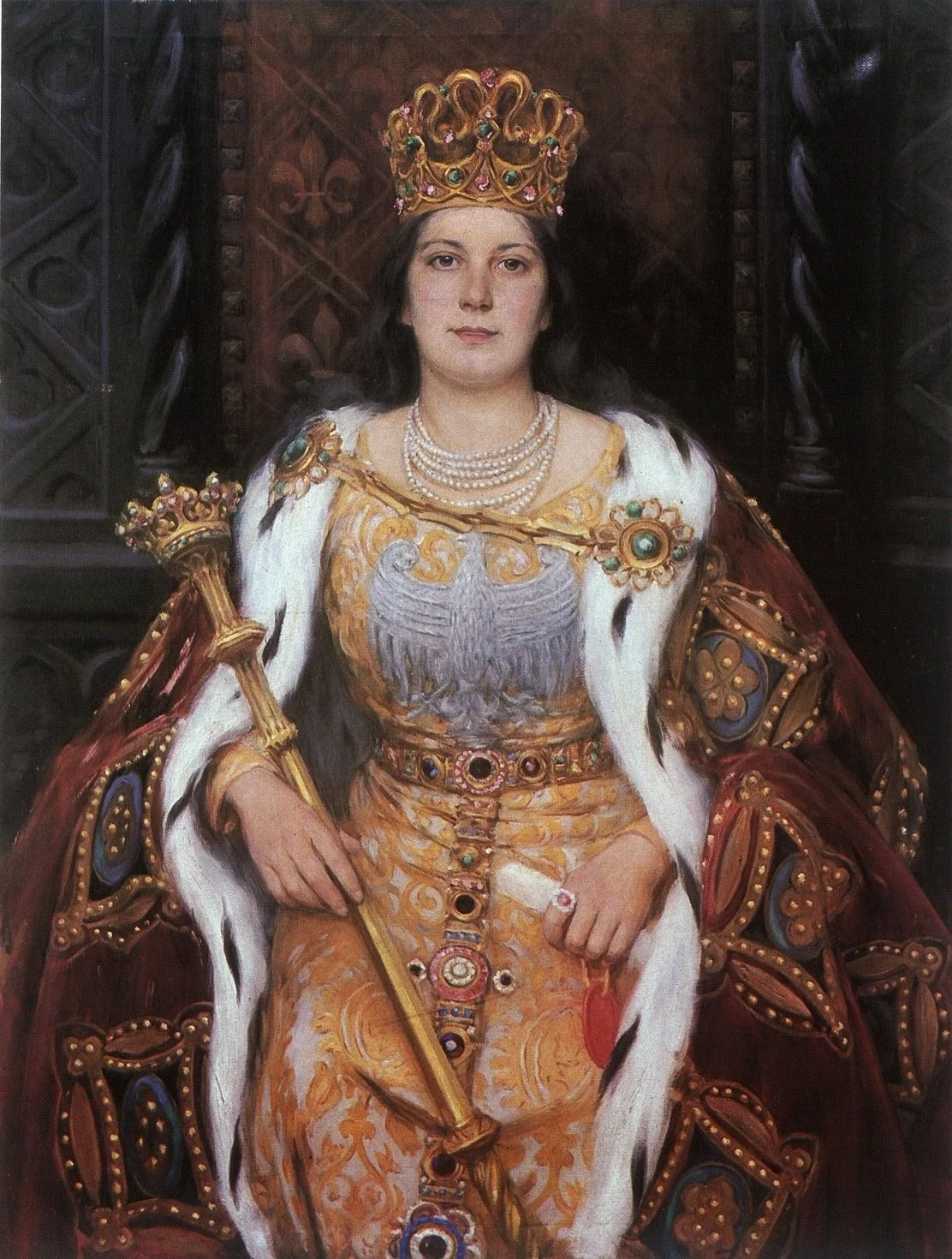Aleksander Augustynowicz, "Królowa Jadwiga"