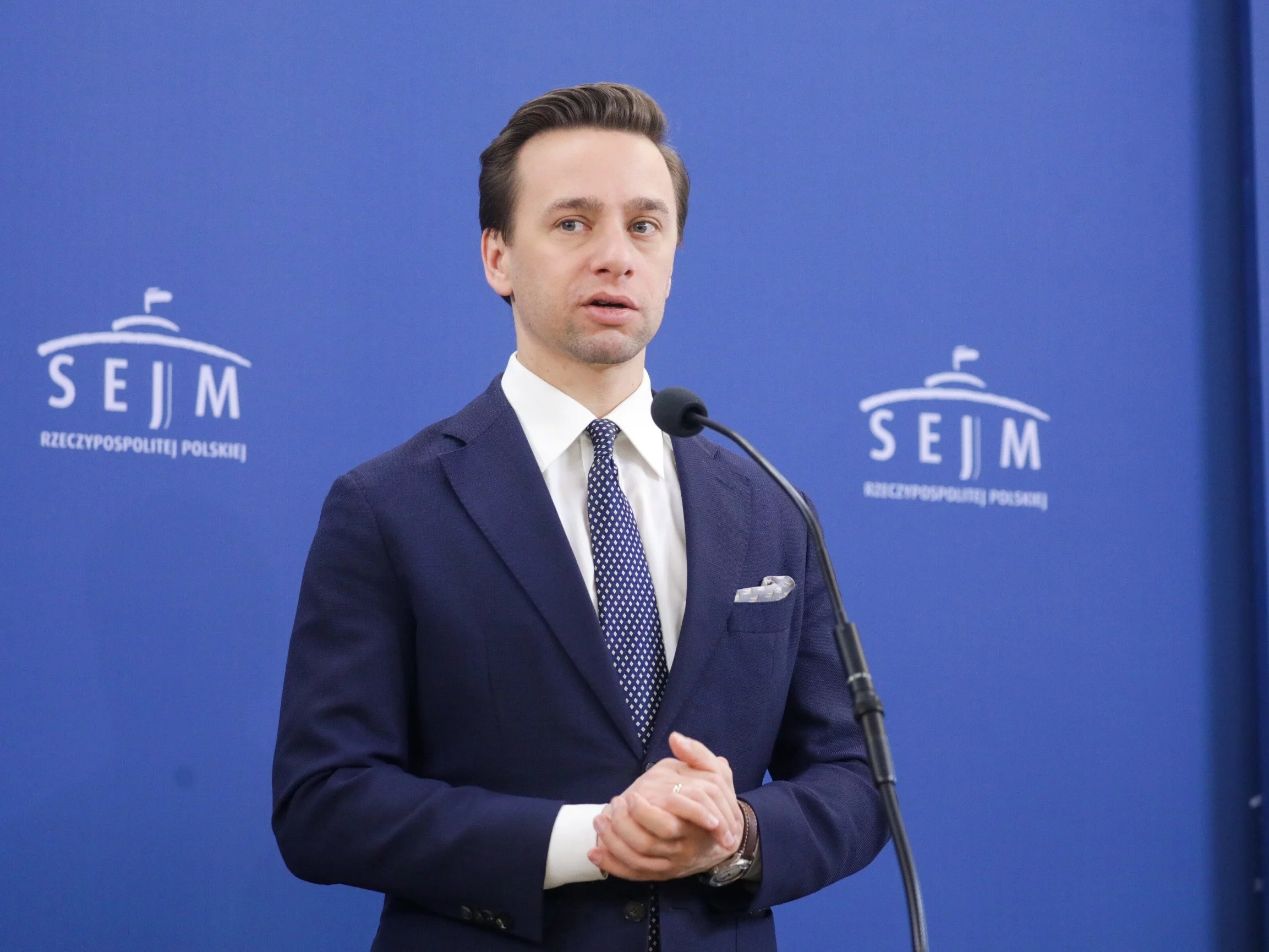 Jeden z liderów Konfederacji Krzysztof Bosak