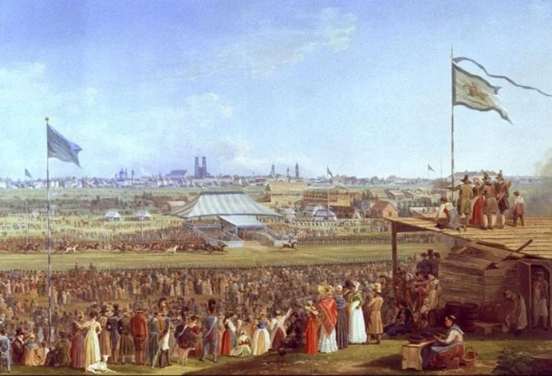 Wyścigi konne podczas Oktoberfest w 1823 roku