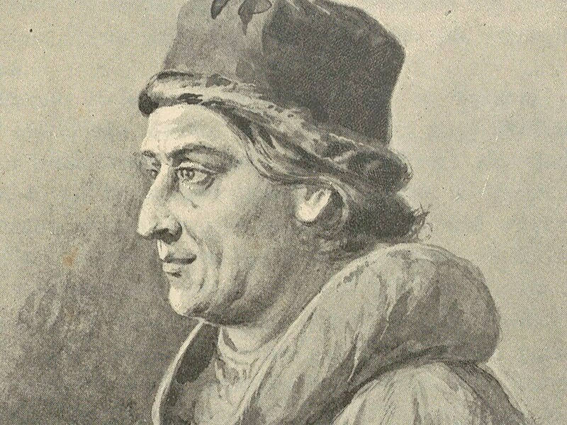 Portret Jana Długosza namalowany przez Walerego Eljasza-Radzikowskiego