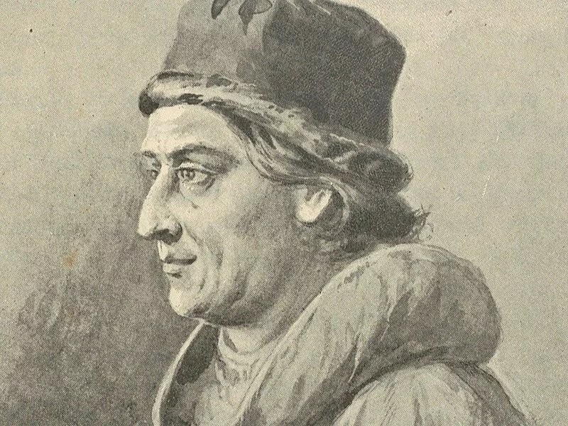 Portret Jana Długosza namalowany przez Walerego Eljasza-Radzikowskiego