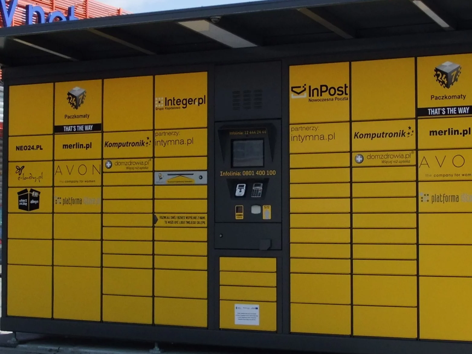 Paczkomat firmy InPost, zdjęcie ilustracyjne