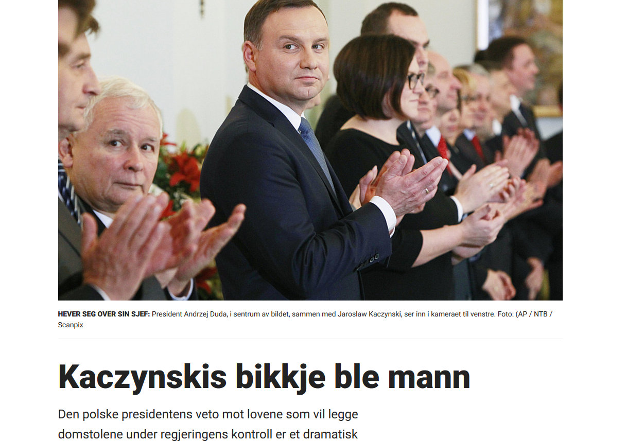 "Pies Kaczyńskiego stał się mężczyzną"