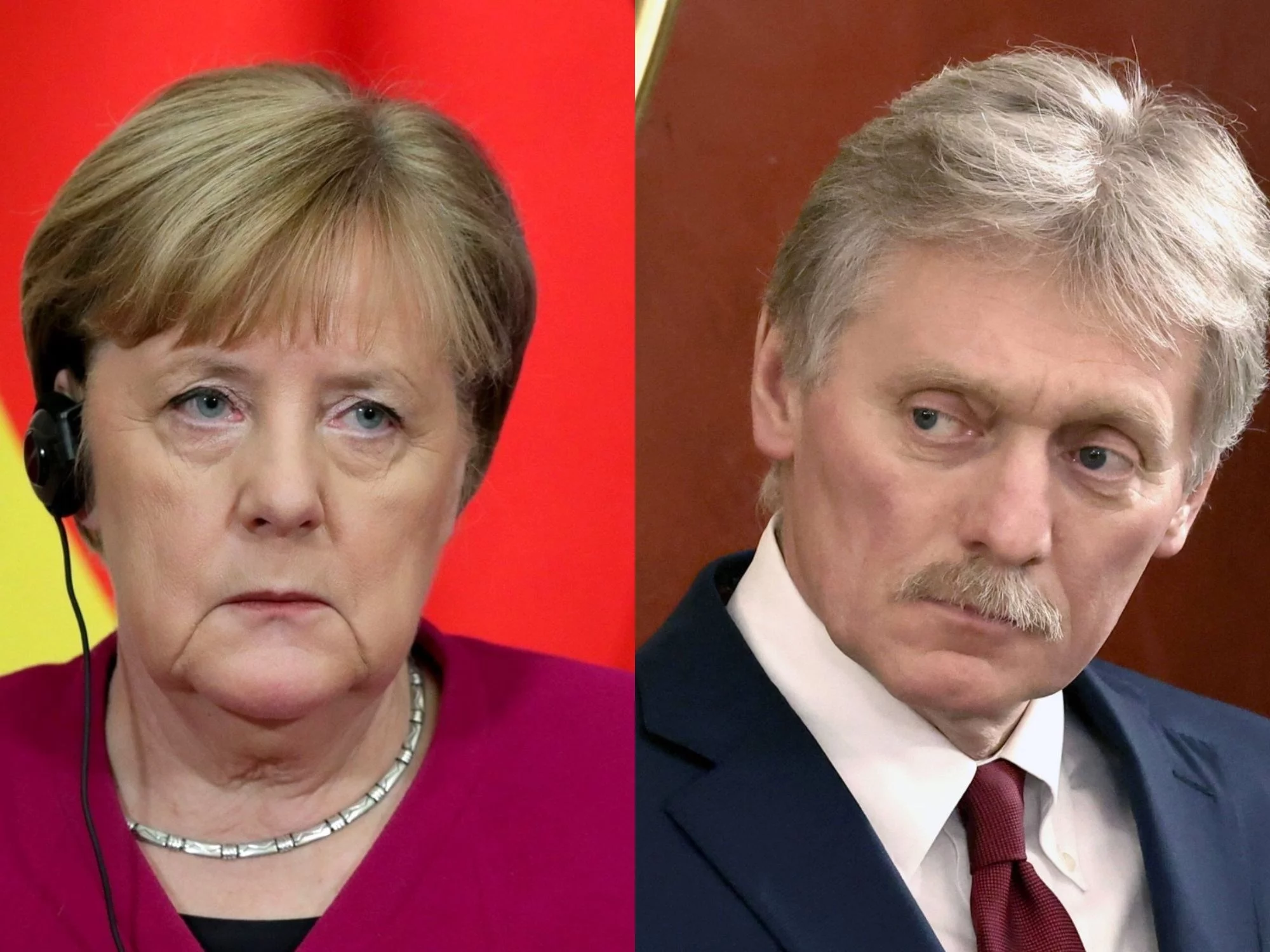 Angela Merkel, Dmitrij Pieskow