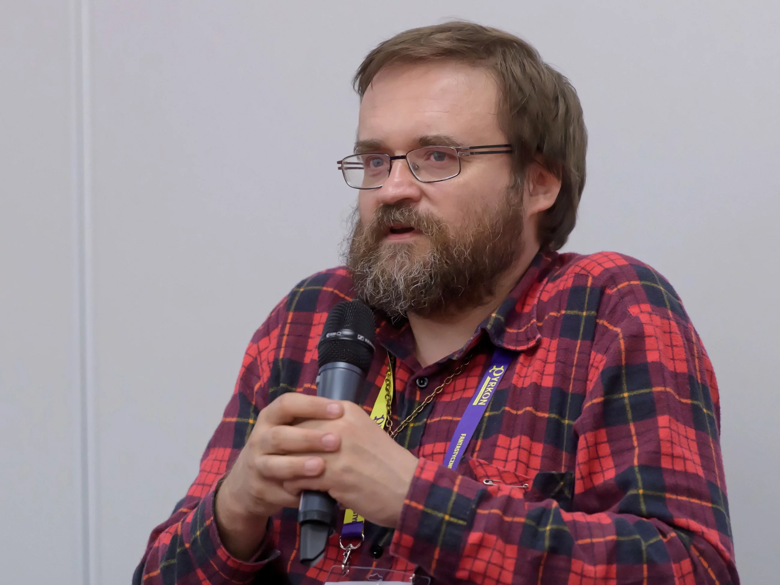 Polski pisarz fantasy Andrzej Pilipiuk