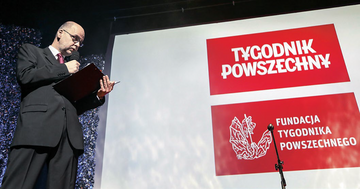 Piotr Mucharski, redaktor naczelny „Tygodnika Powszechnego”, na jubileuszu 70-lecia pisma w 2015 r.