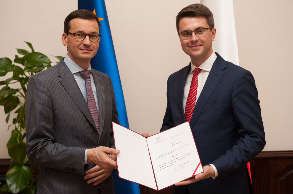 Mateusz Morawiecki i Piotr Müller