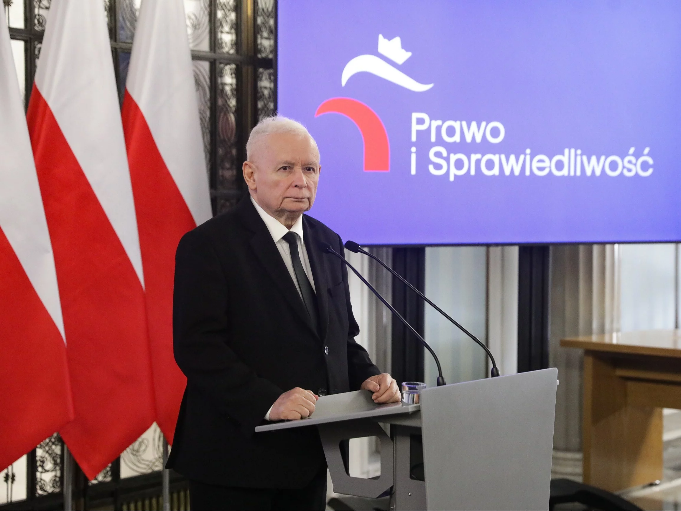 Prezes PiS Jarosław Kaczyński