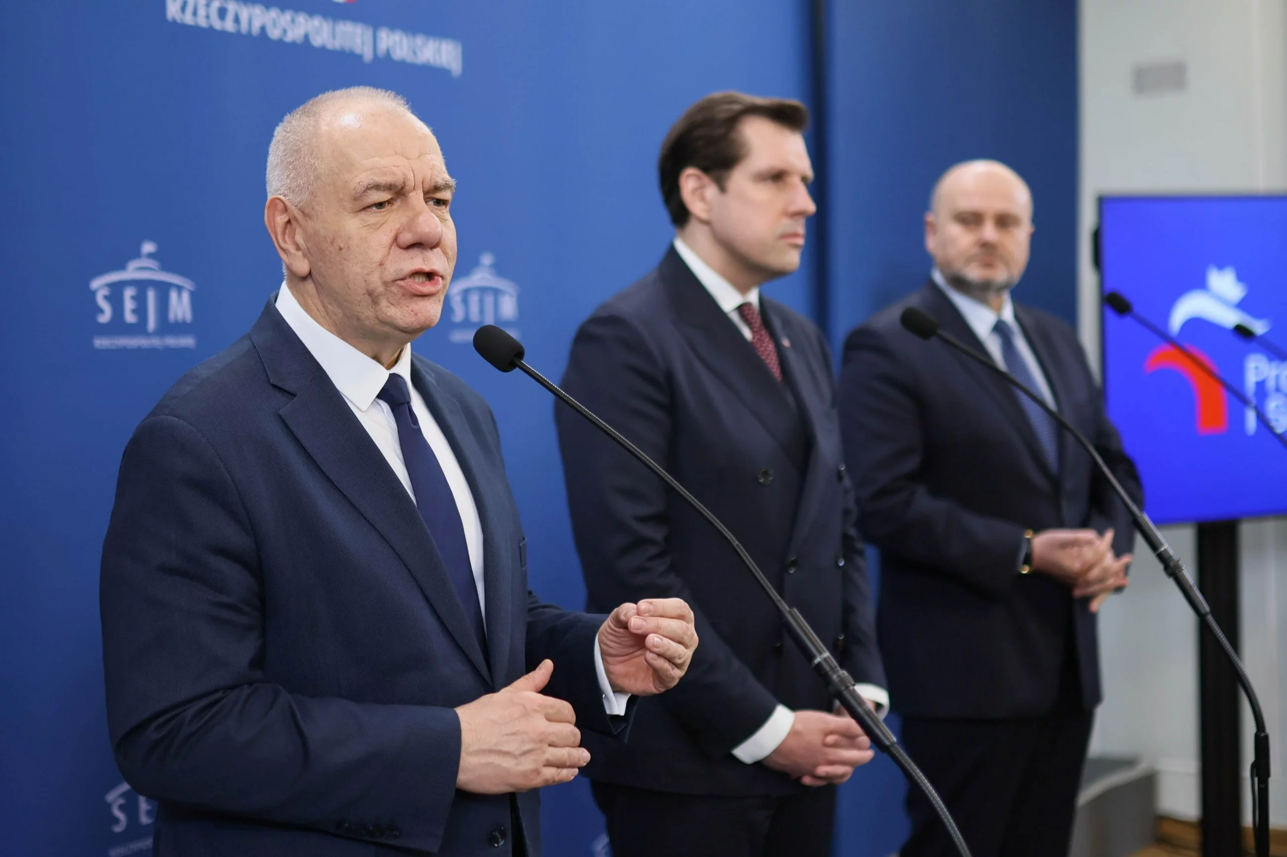 Jacek Sasin, Tobiasz Bocheński, Andrzej Kosztowniak - PiS