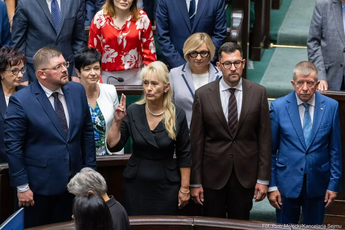 Ślubowanie poselskie nowych posłów PiS
