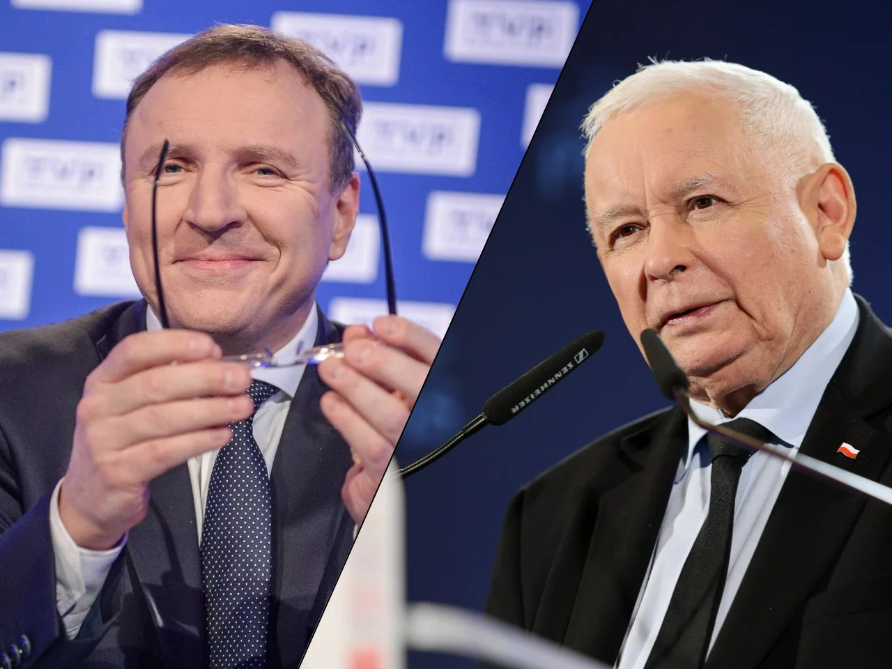 Jacek Kurski i Jarosław Kaczyński