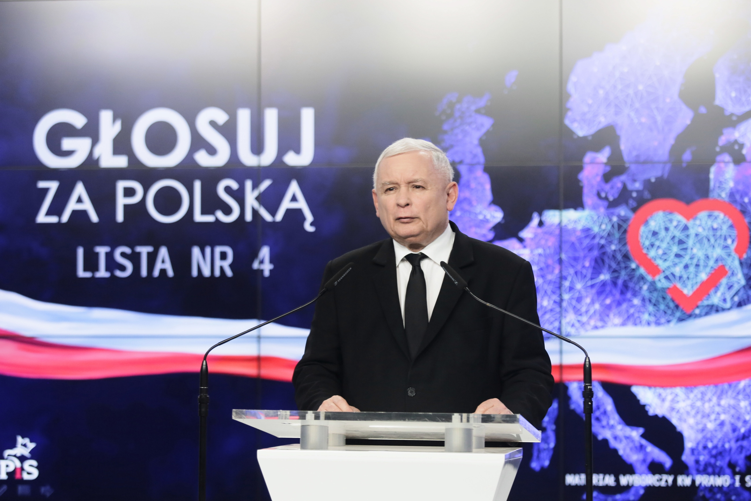 Prezes PiS Jarosław Kaczyński