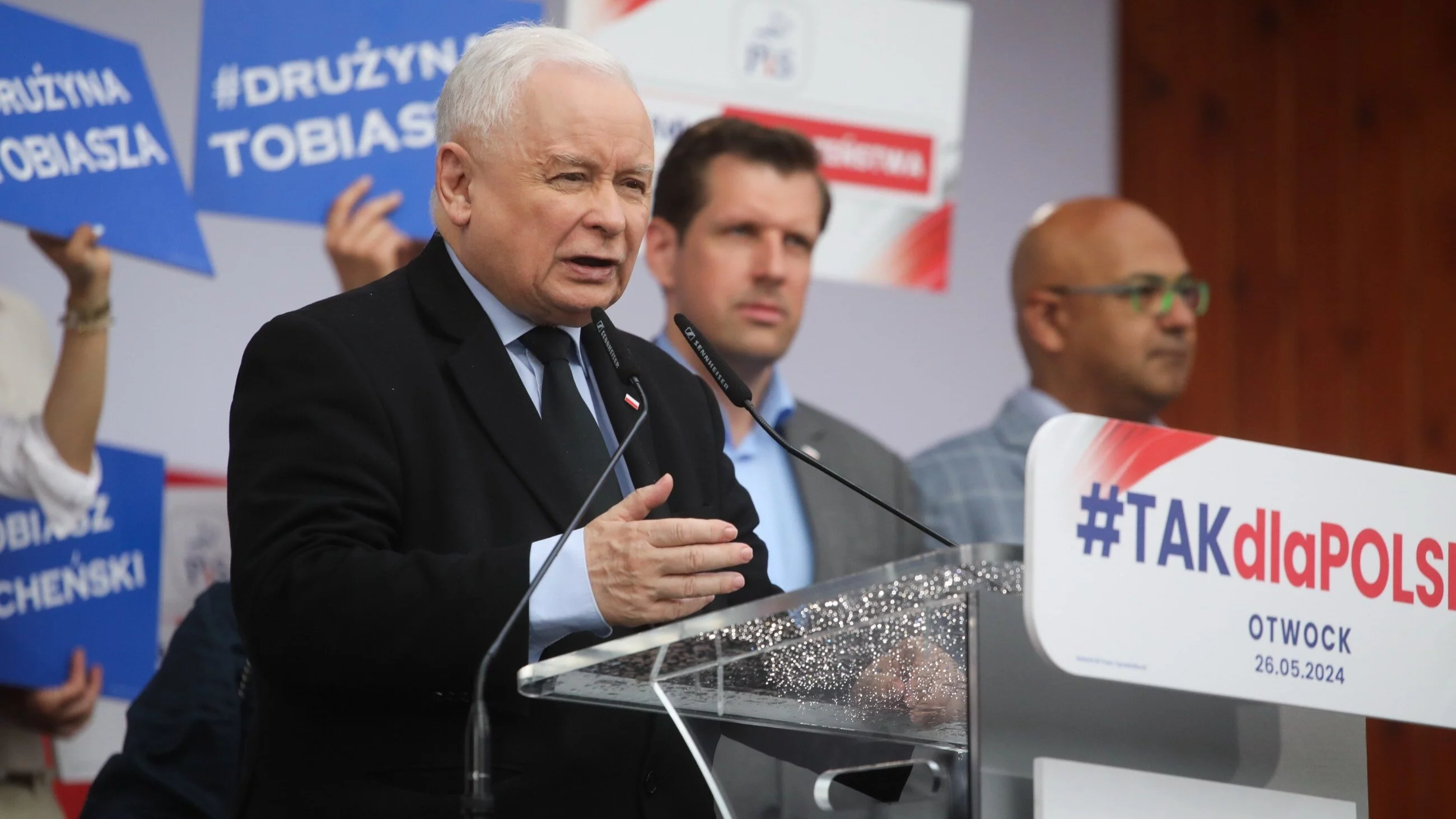 Otwock. Prezes PiS Jarosław Kaczyński